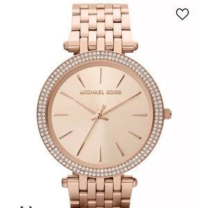 Rose gold Micheal kors watch